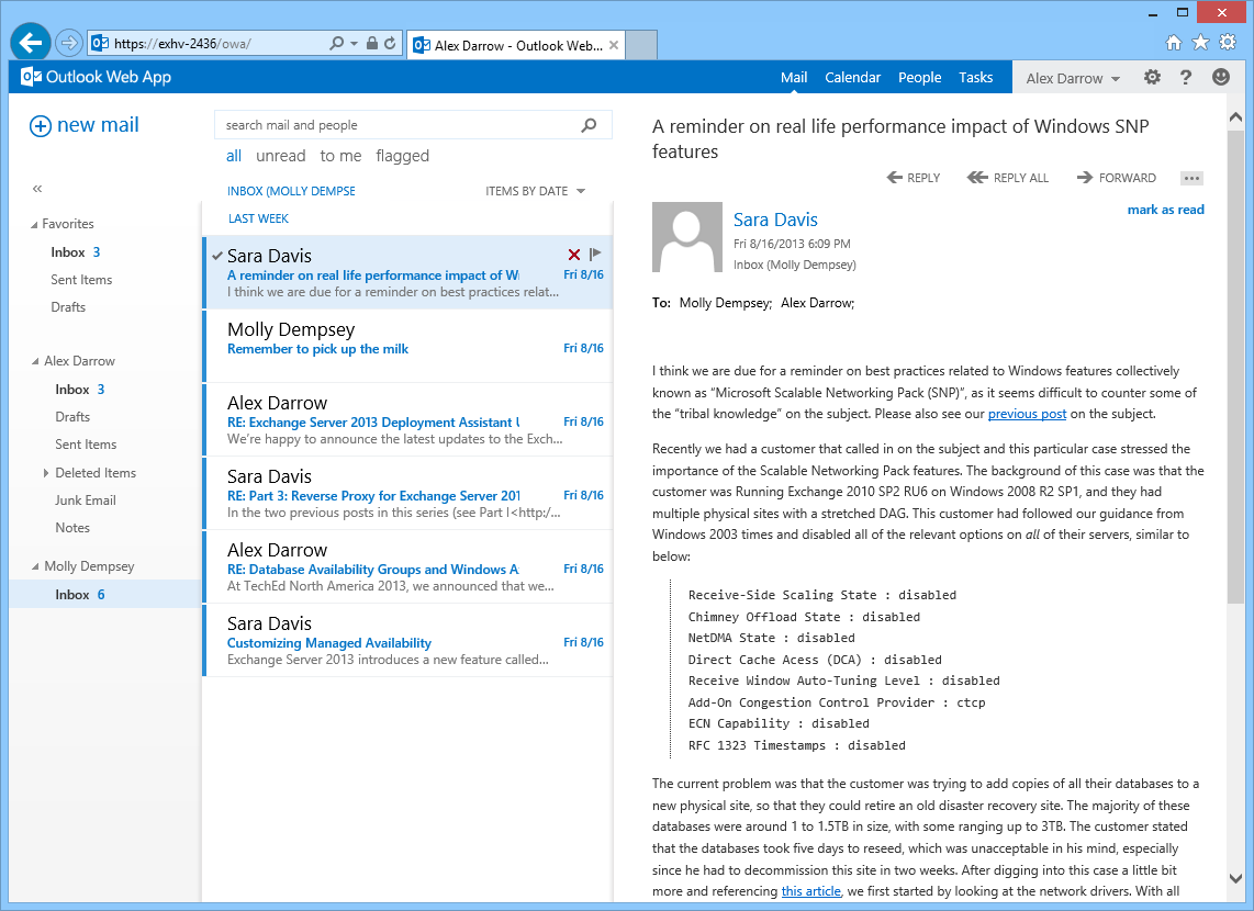 Outlook Web App